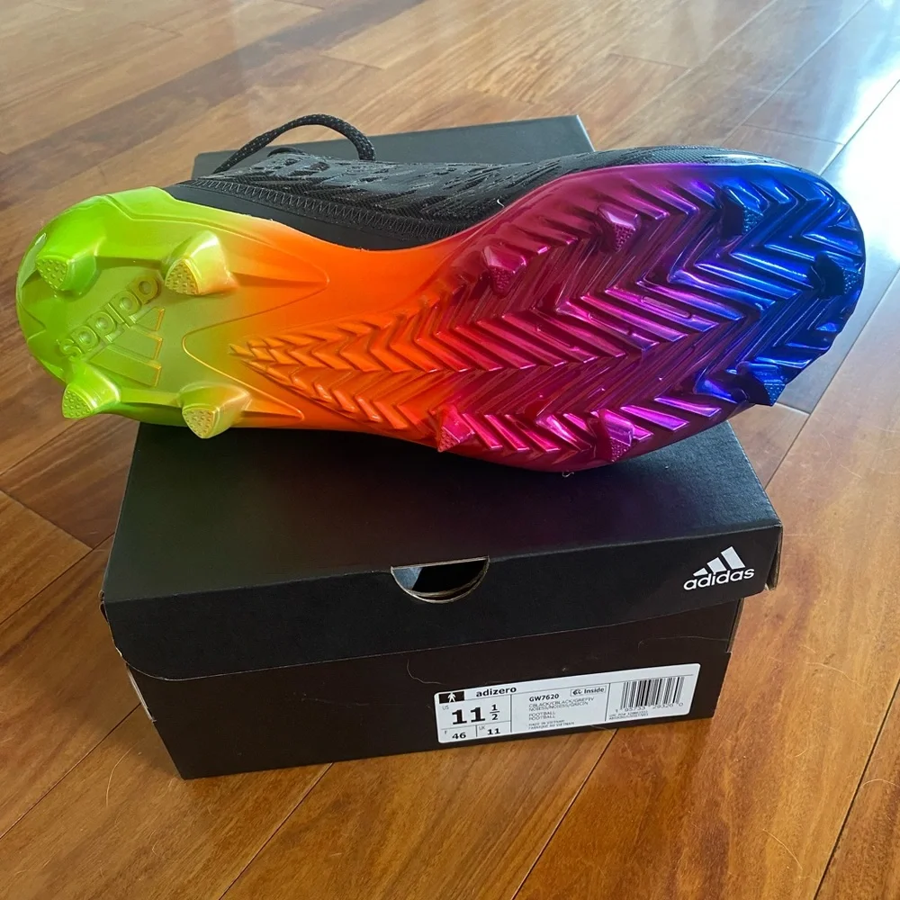 Adidas Adizero football cleats emoji